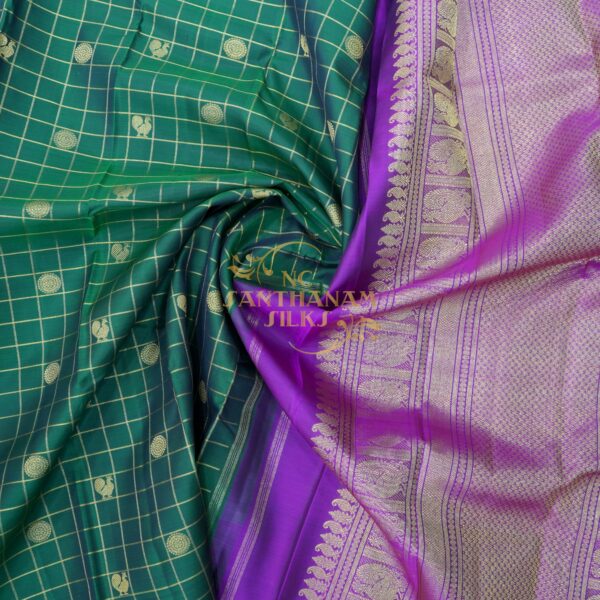 KANCHIVARAM PURI JAR SAREE - Image 4